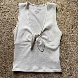 Cream American eagle tan top